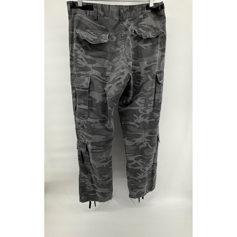 Backbone‎ Gray Camo Cargo Pants Utility Casual Streetwear Outdoor Everyday 34